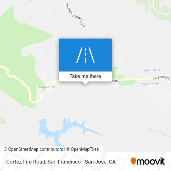 Cortez Fire Road map