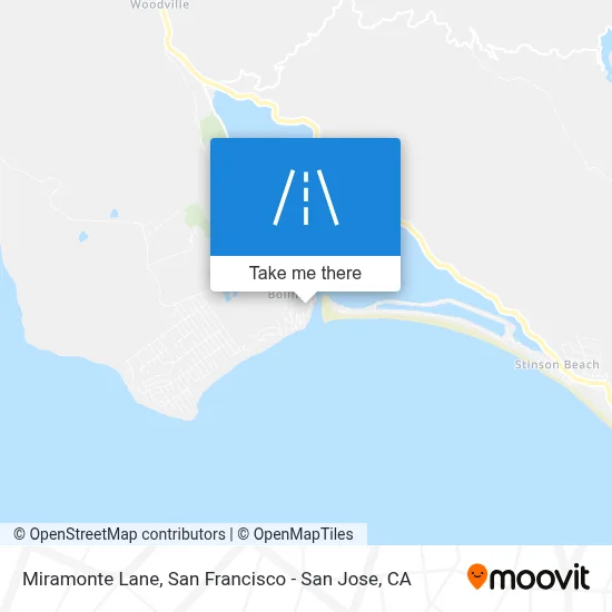 Miramonte Lane map
