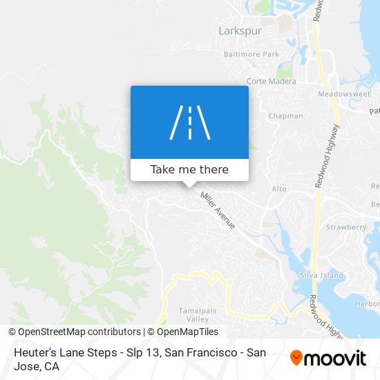 Heuter's Lane Steps - Slp 13 map