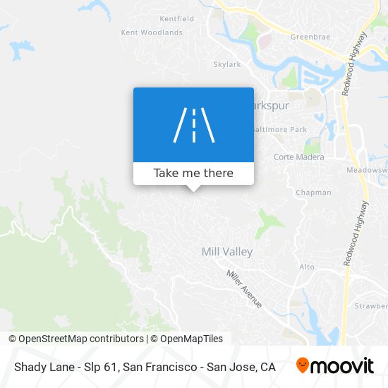Mapa de Shady Lane - Slp 61