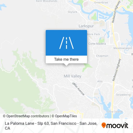 La Paloma Lane - Slp 63 map