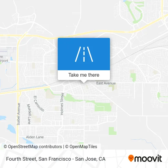 Fourth Street map