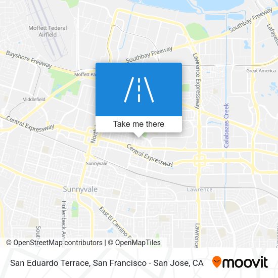 San Eduardo Terrace map