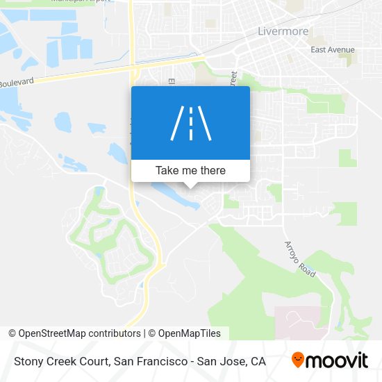 Mapa de Stony Creek Court