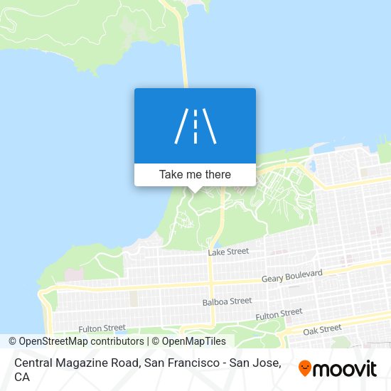 Central Magazine Road map