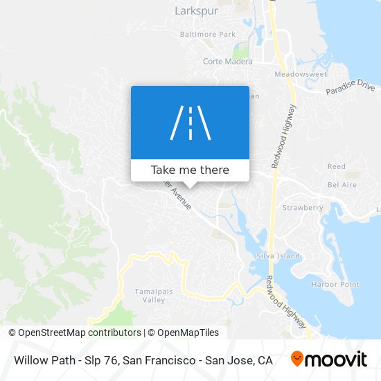 Willow Path - Slp 76 map