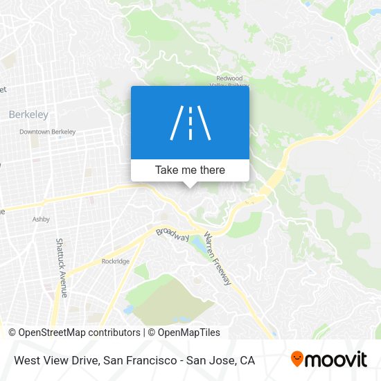 West View Drive map