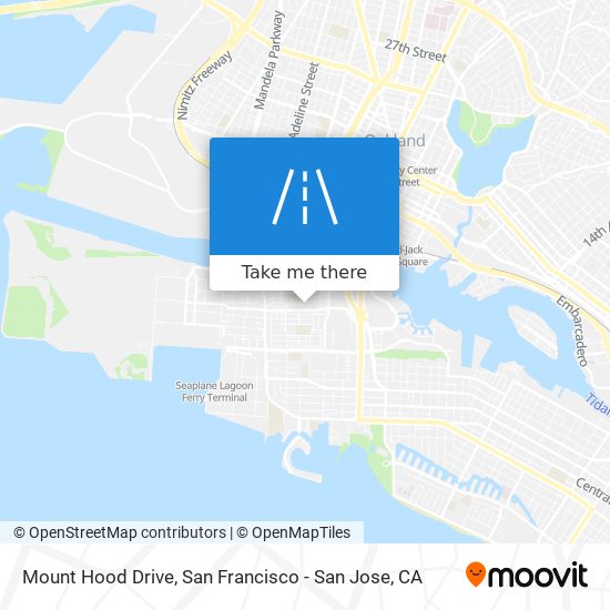 Mount Hood Drive map