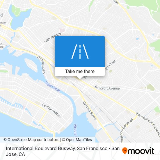 Mapa de International Boulevard Busway