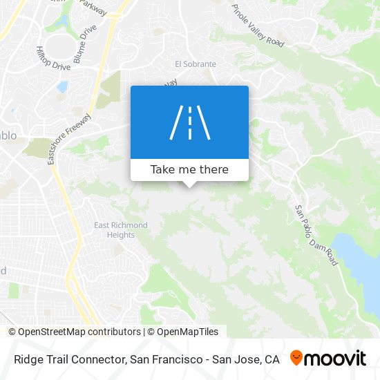 Ridge Trail Connector map