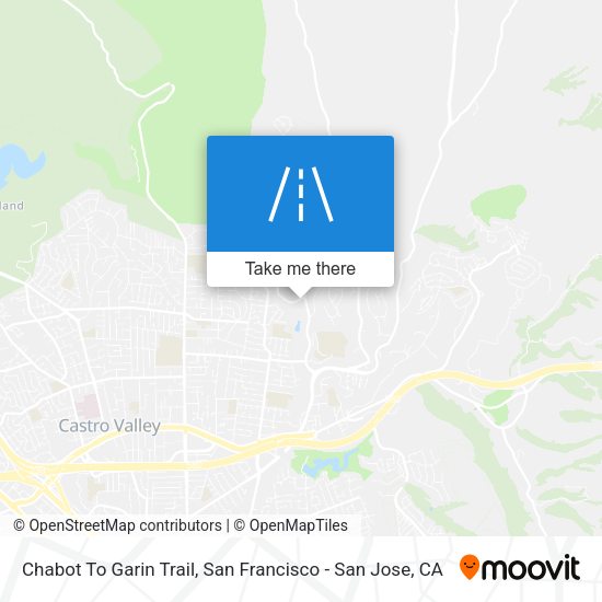 Mapa de Chabot To Garin Trail