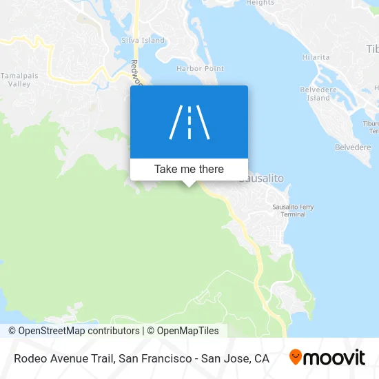 Rodeo Avenue Trail map