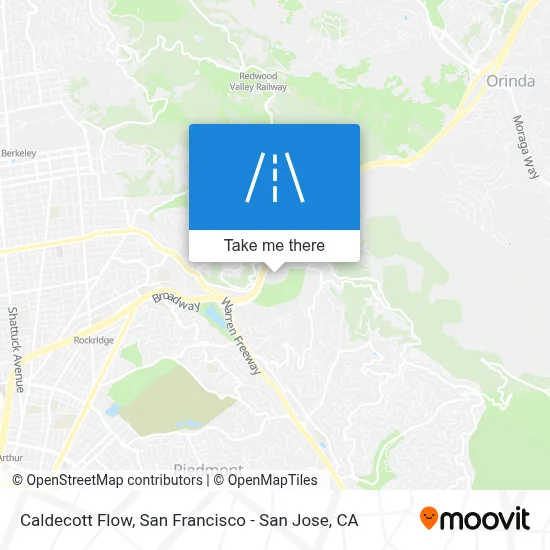 Caldecott Flow map