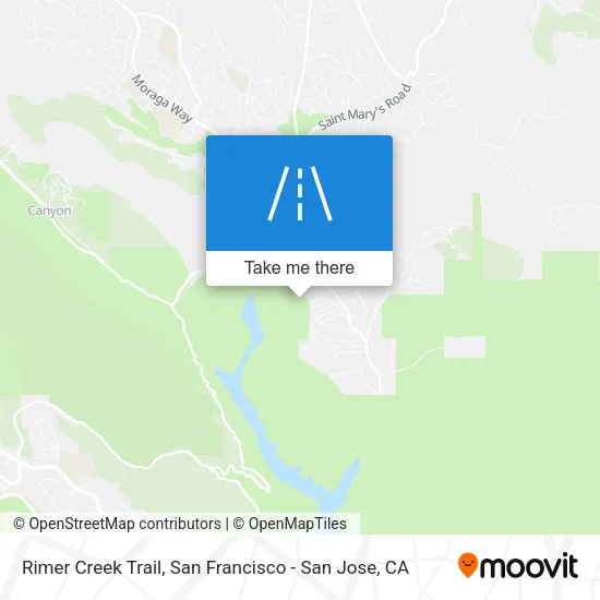 Rimer Creek Trail map