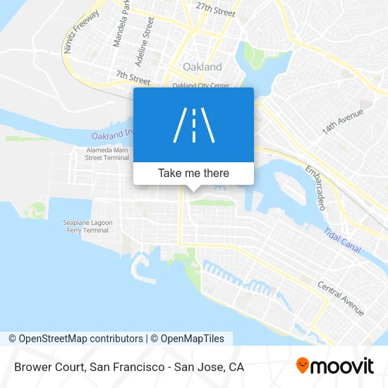Brower Court map