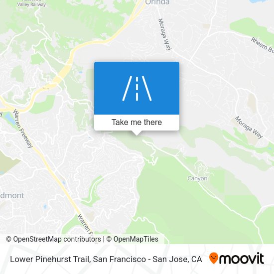 Lower Pinehurst Trail map
