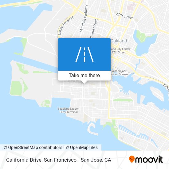 California Drive map