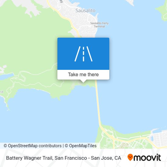 Battery Wagner Trail map