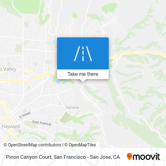 Mapa de Pinon Canyon Court