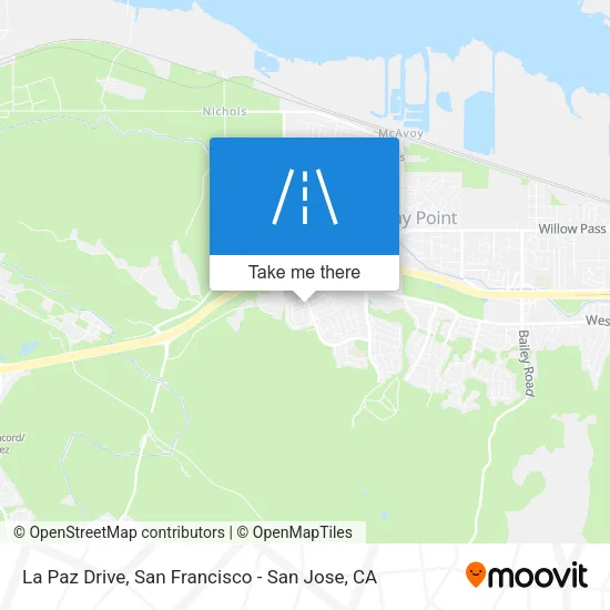 Mapa de La Paz Drive