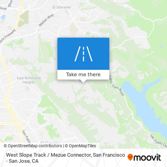 West Slope Track / Mezue Connector map