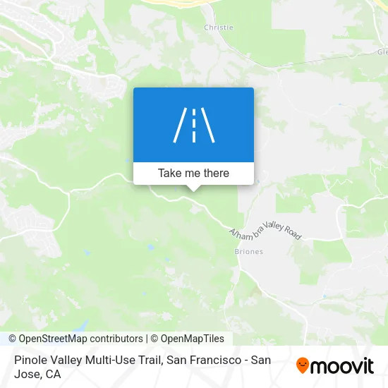 Pinole Valley Multi-Use Trail map