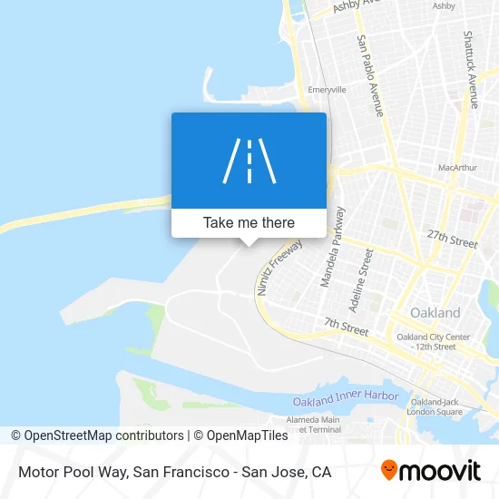 Motor Pool Way map