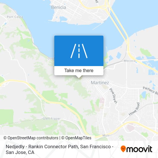 Mapa de Nedjedly - Rankin Connector Path