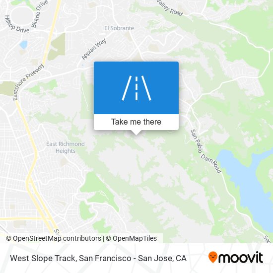 Mapa de West Slope Track