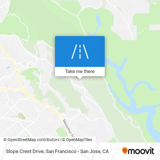 Slope Crest Drive map