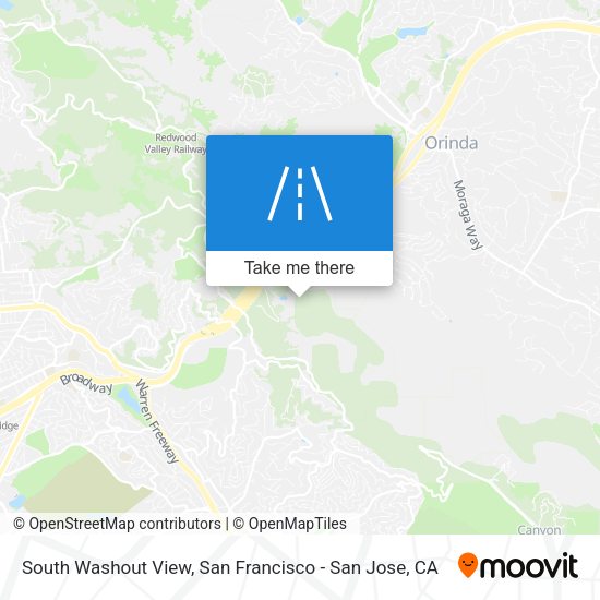 Mapa de South Washout View
