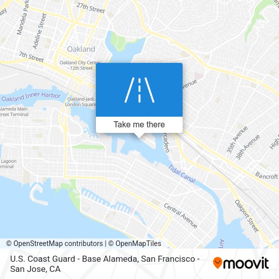 Mapa de U.S. Coast Guard - Base Alameda