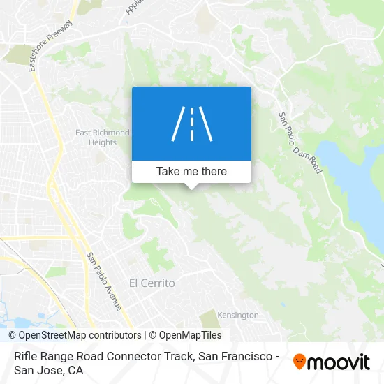 Rifle Range Road Connector Track map