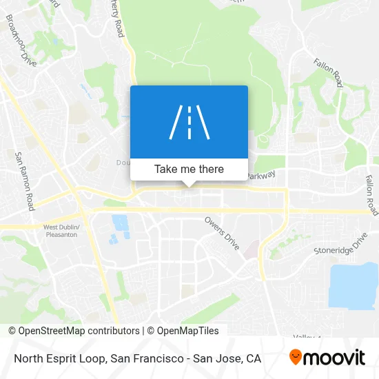 North Esprit Loop map