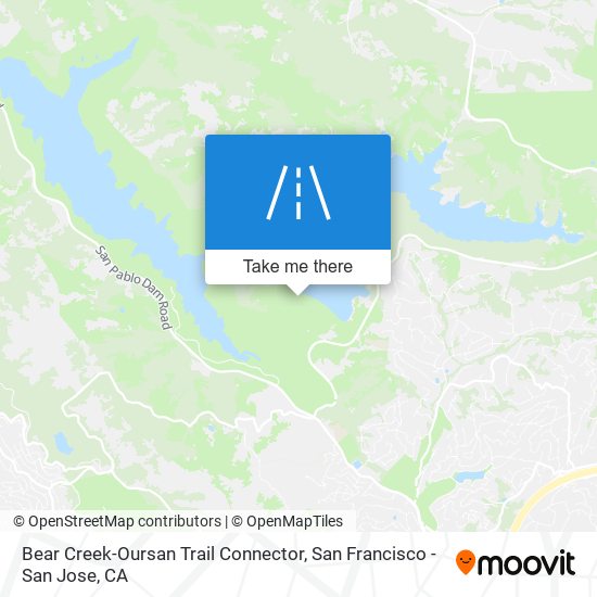 Mapa de Bear Creek-Oursan Trail Connector