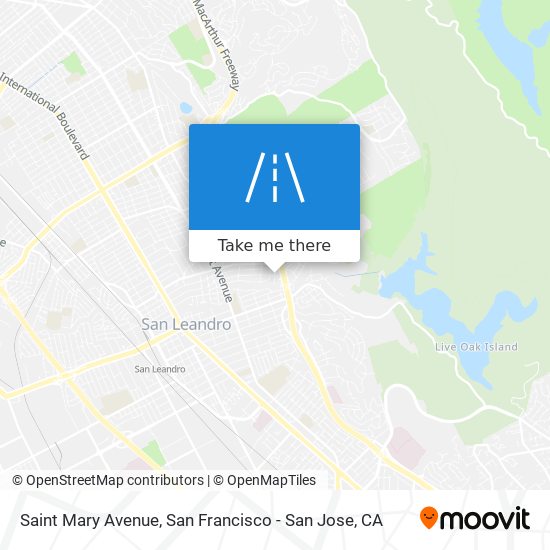 Mapa de Saint Mary Avenue