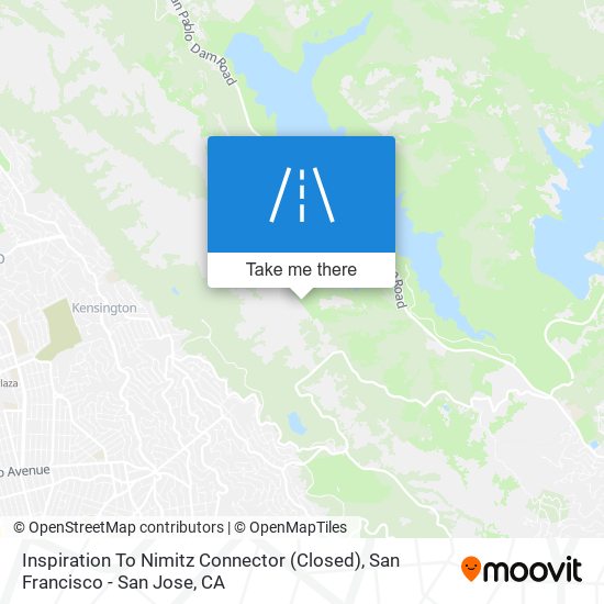 Inspiration To Nimitz Connector (Closed) map