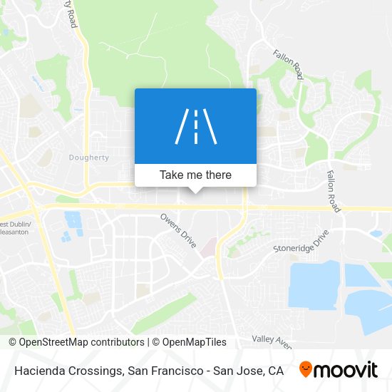Hacienda Crossings map