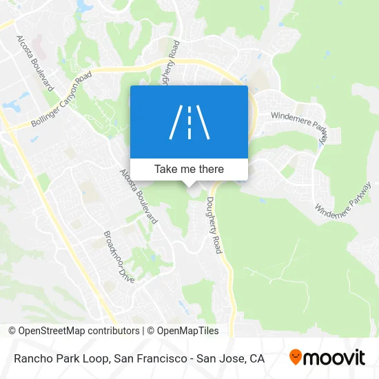 Rancho Park Loop map