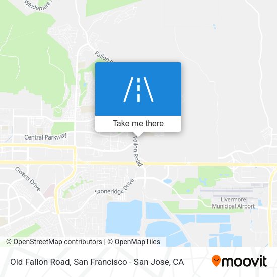 Old Fallon Road map