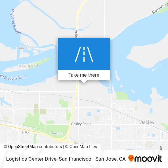 Logistics Center Drive map