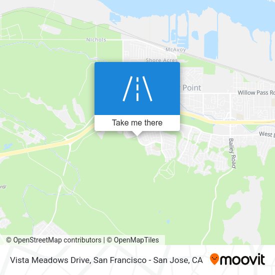 Vista Meadows Drive map