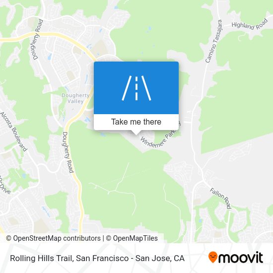 Rolling Hills Trail map