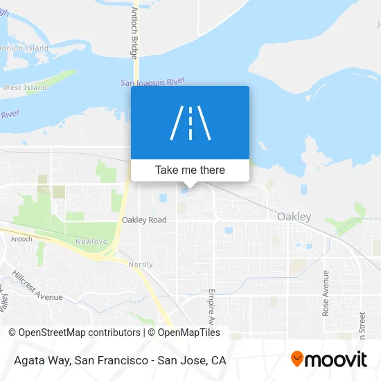 Agata Way map