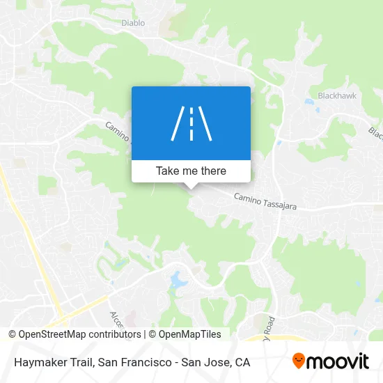 Haymaker Trail map