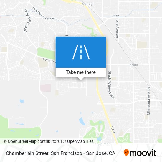 Mapa de Chamberlain Street