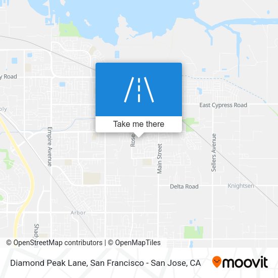 Mapa de Diamond Peak Lane