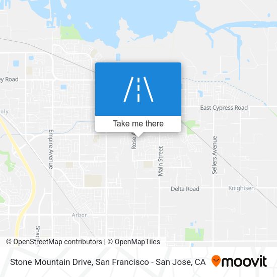 Mapa de Stone Mountain Drive