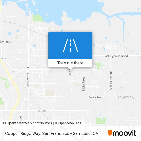 Copper Ridge Way map