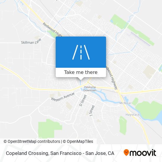 Copeland Crossing map